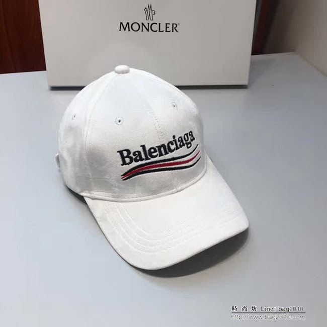 BALENCIAGA巴黎世家 原單刺繡LOGO款 時尚潮流燈芯絨棒球帽 LLWJ8592